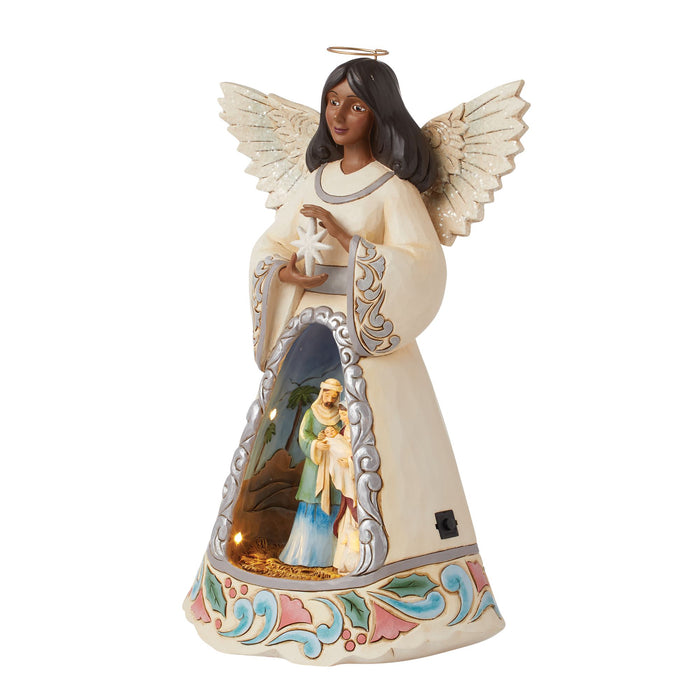 Enesco LED Nativity Angel With Open S