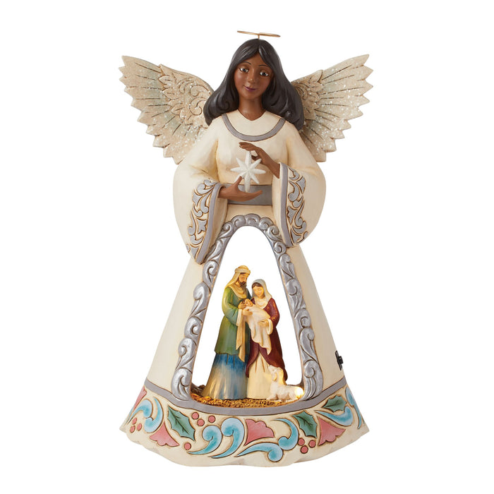 Enesco LED Nativity Angel With Open S