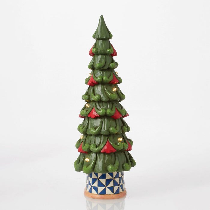 Enesco LED Tree Windmill Pattern Base