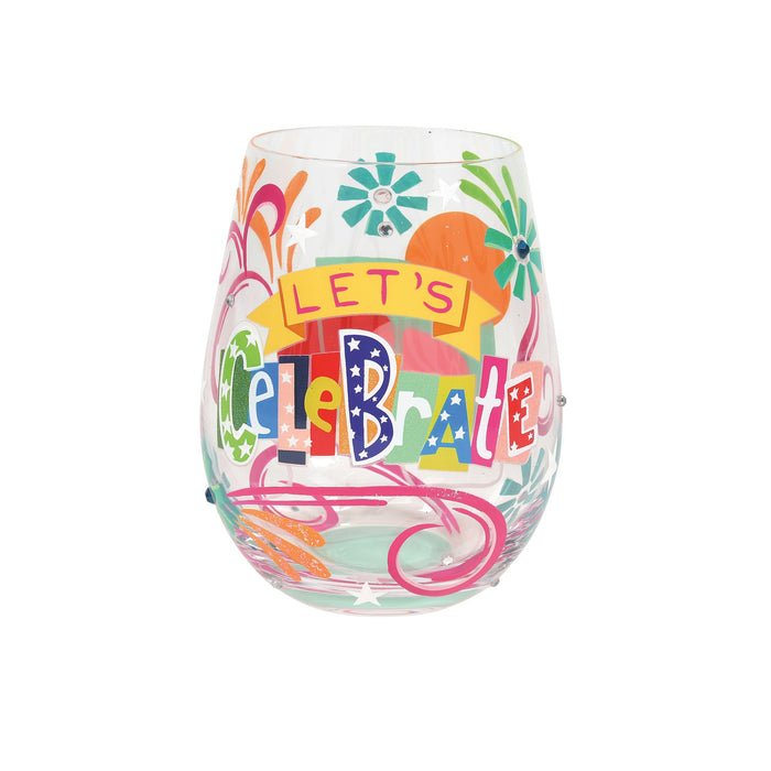 Enesco Let's Celebrate Stemless Wine