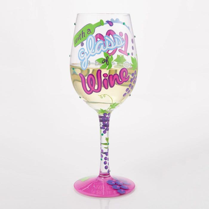 Enesco Life Is Better With Wine Glass