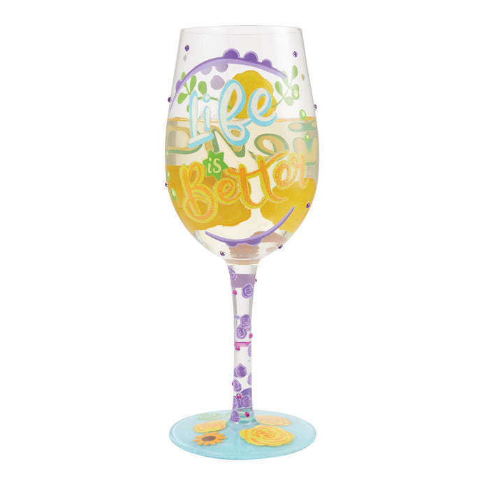 Enesco Life With Friends Wine Glass