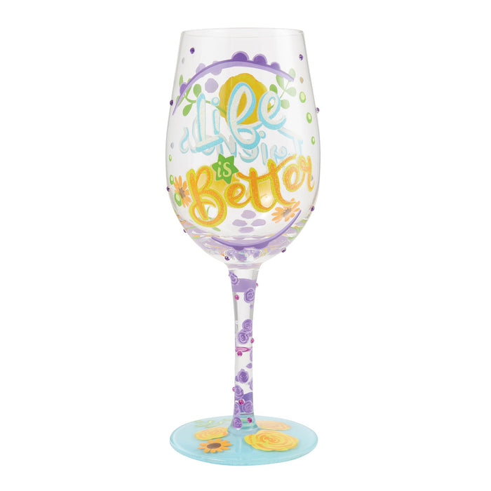 Enesco Life with Friends Wine Glass