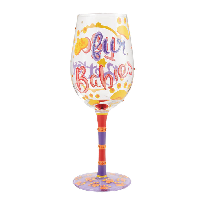 Enesco LIfe With Fur Babies Wine