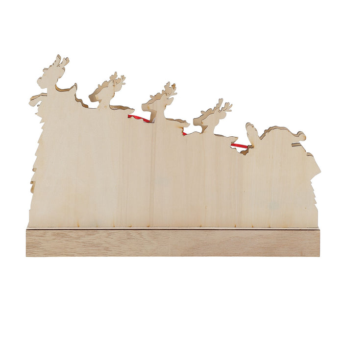 Enesco Lit Rudolph Sleigh Decor