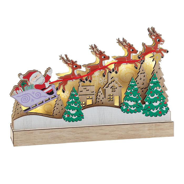 Enesco Lit Rudolph Sleigh Decor