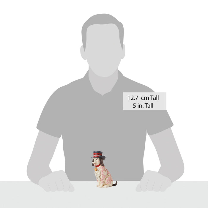 Enesco Love Themed Dog With Top Hat