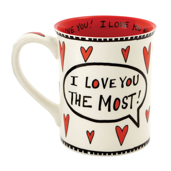Enesco Love You Most Mug