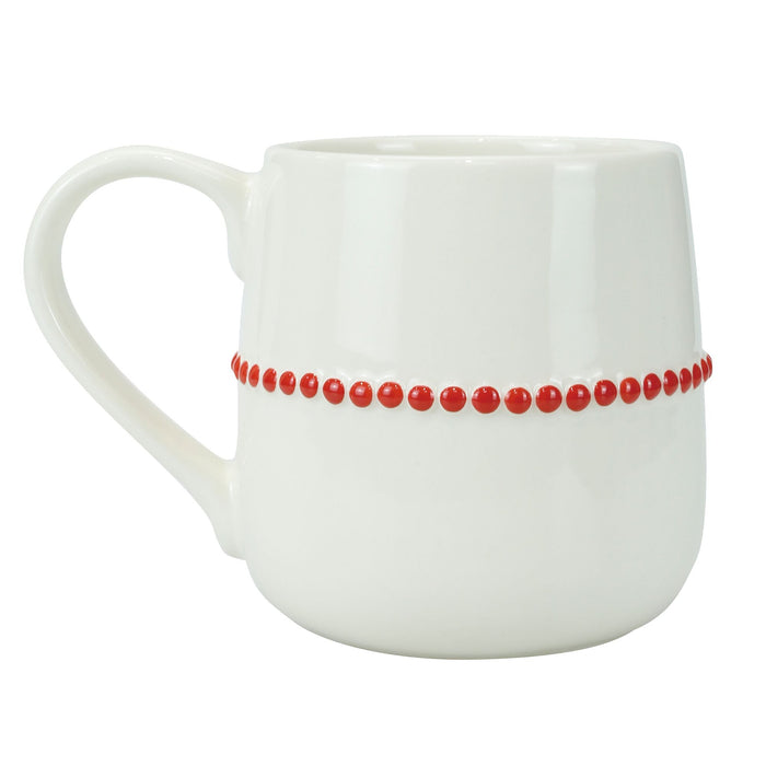 Enesco Lover Beads Sculpt Mug