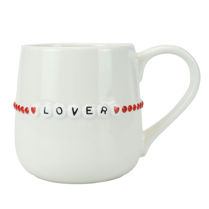Enesco Lover Beads Sculpt Mug