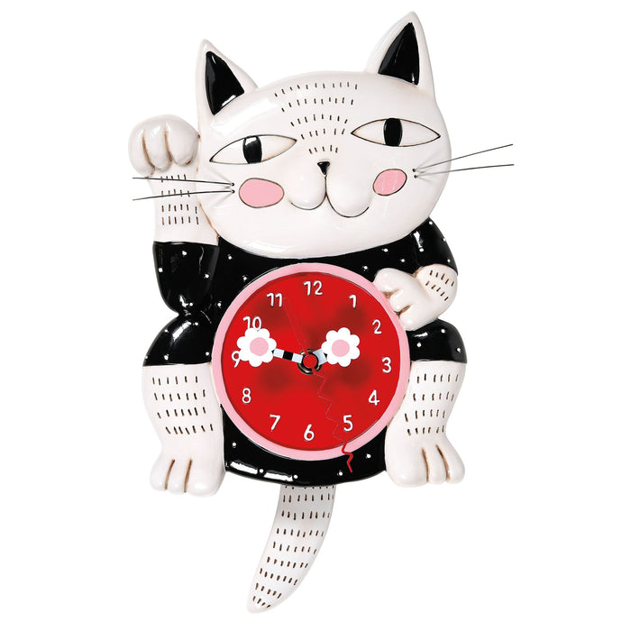 Enesco Lucky Cat Clock