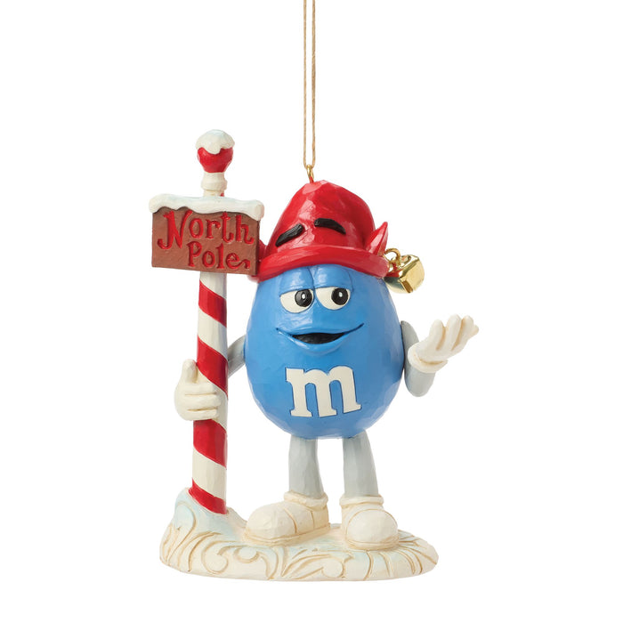 Enesco M&M'S Blue Character Elf H/O