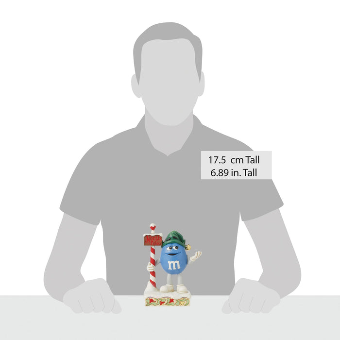 Enesco M&M'S Blue Character Elf