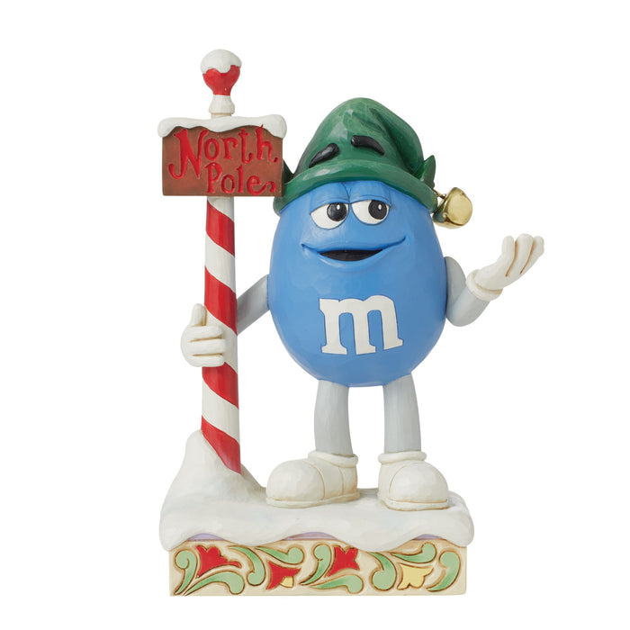 Enesco M&M'S Blue Character Elf