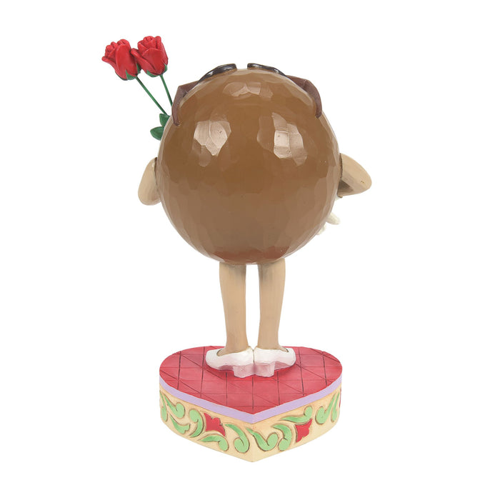 Enesco M&M'S Brown Charact Hldng Flwr