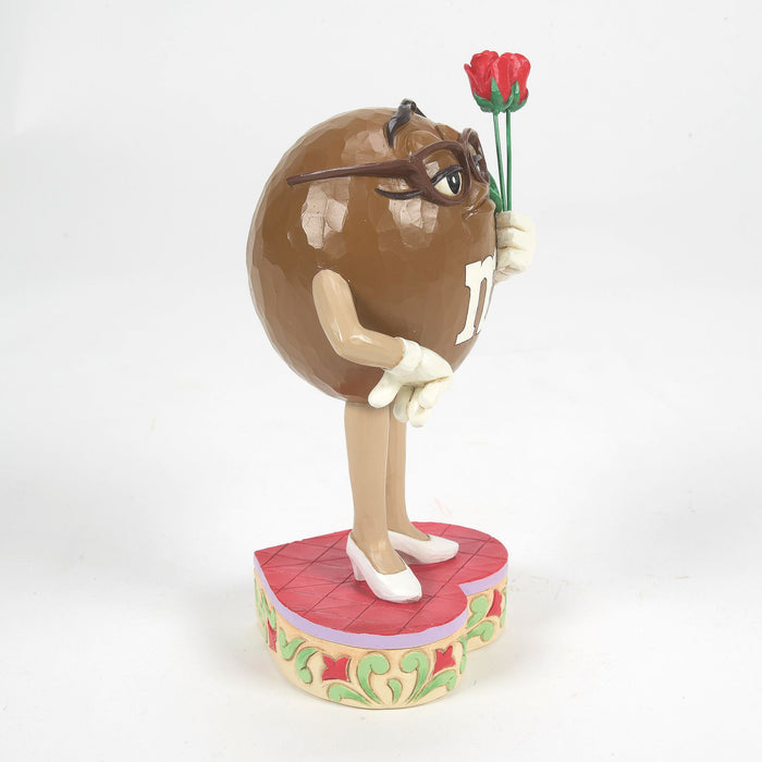 Enesco M&M'S Brown Charact Hldng Flwr