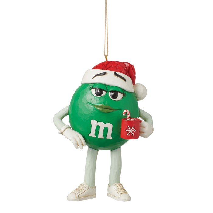 Enesco M&M'S Green Charact In Hat H/O
