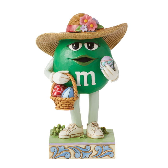 Enesco M&M'S Green Character w/Basket