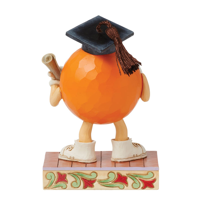 Enesco M&M'S Orange Character Gradutn