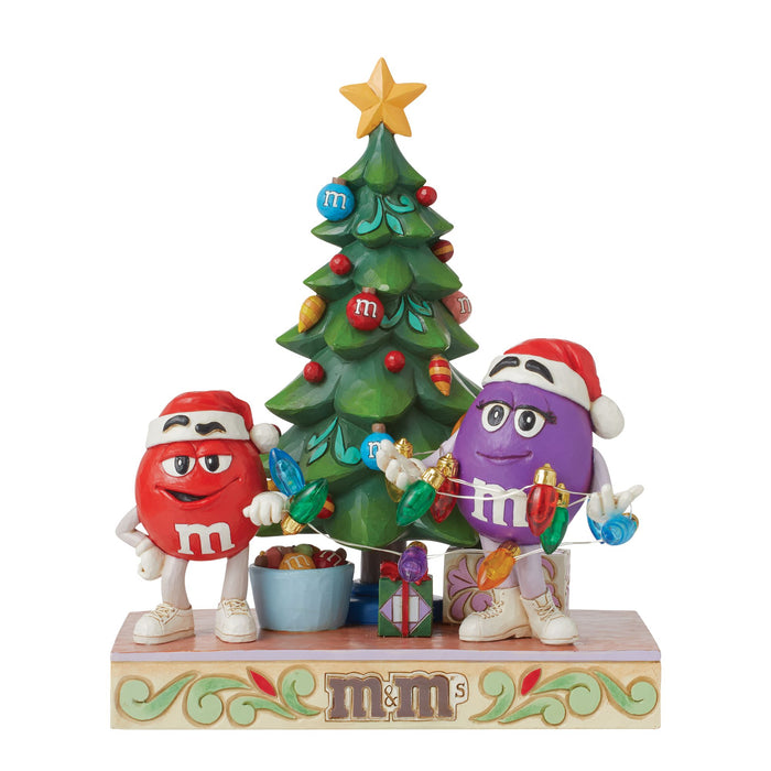 Enesco M&M'S Purple/Red Charact Tree