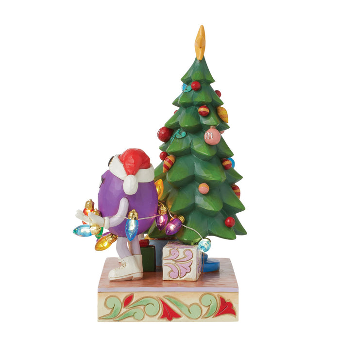 Enesco M&M'S Purple/Red Charact Tree