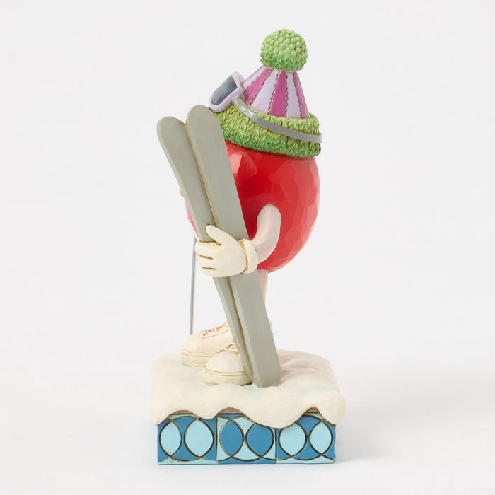 Enesco M&M'S Red Character With Skis