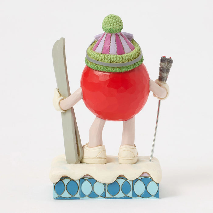 Enesco M&M'S Red Character With Skis