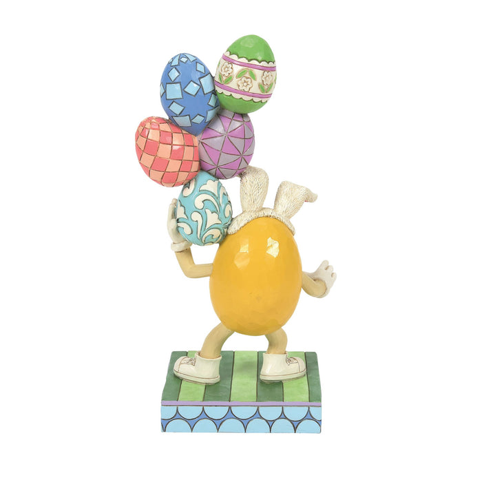 Enesco M&M'S Yellow Character W/Eggs