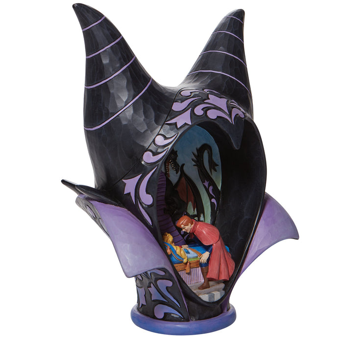 Enesco Maleficent Headdress Scene