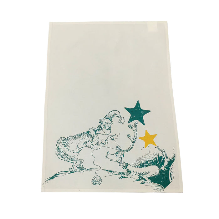 Enesco Max And Grinch Tea Towel