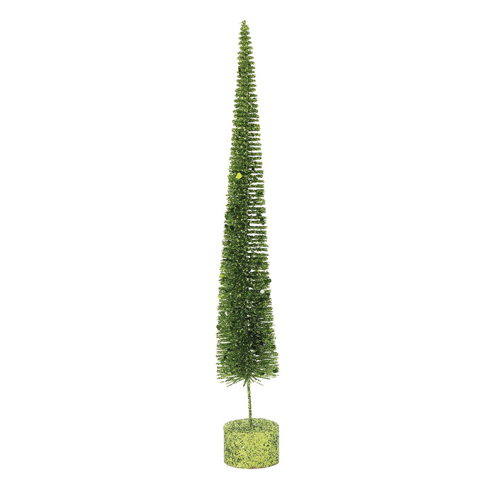 Enesco Med. Green Glitter Spike Tree
