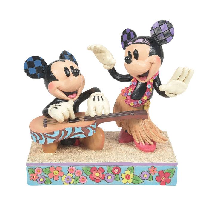 Enesco Mickey and Minnie Hawaii