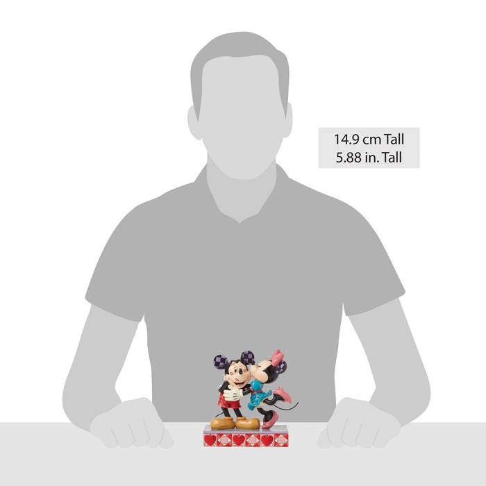 Enesco Mickey And Minnie Love Kisses