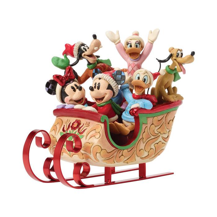 Enesco Mickey & Friends Sleigh