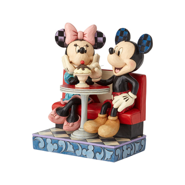 Enesco Mickey & Minnie At Soda Shop