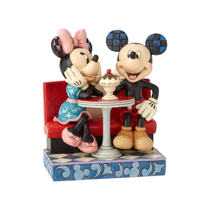 Enesco Mickey & Minnie At Soda Shop