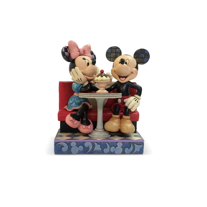 Enesco Mickey & Minnie at Soda Shop