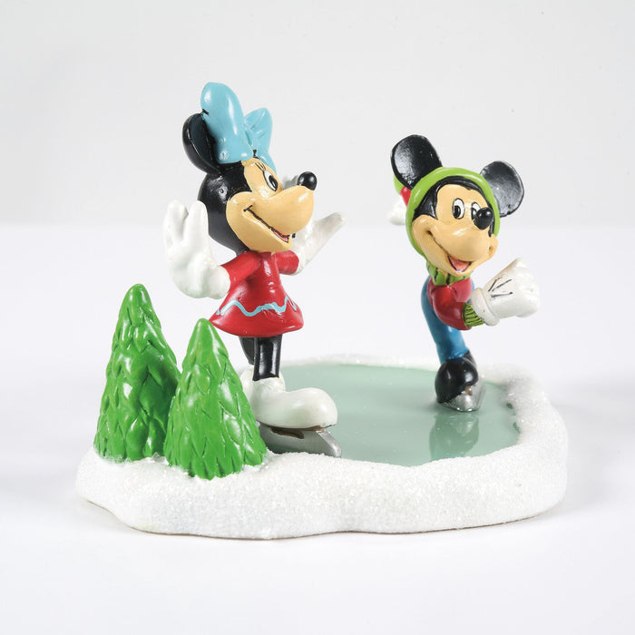 Enesco Mickey & Minnie Go Skating