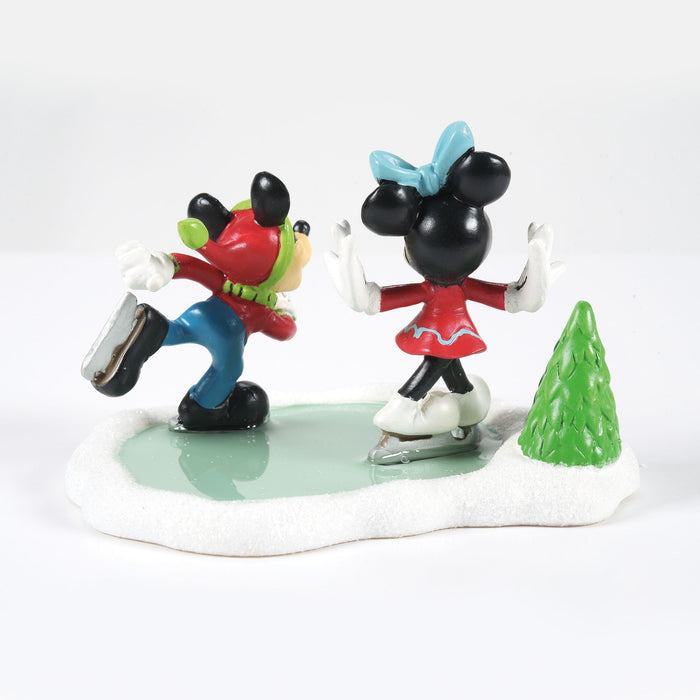 Enesco Mickey & Minnie Go Skating