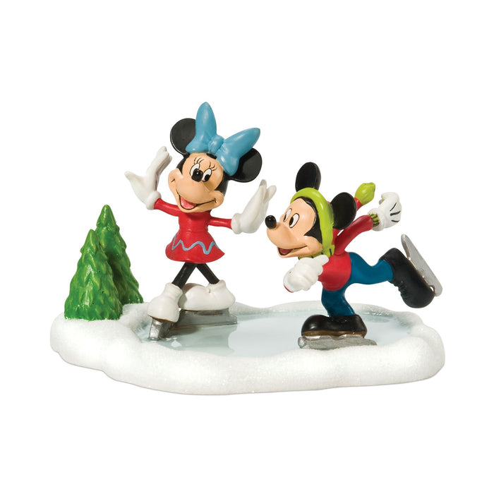 Enesco Mickey & Minnie Go Skating