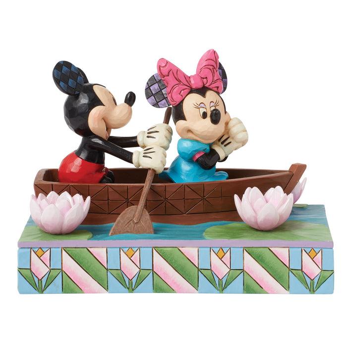 Enesco Mickey & Minnie LED Love Rowbo