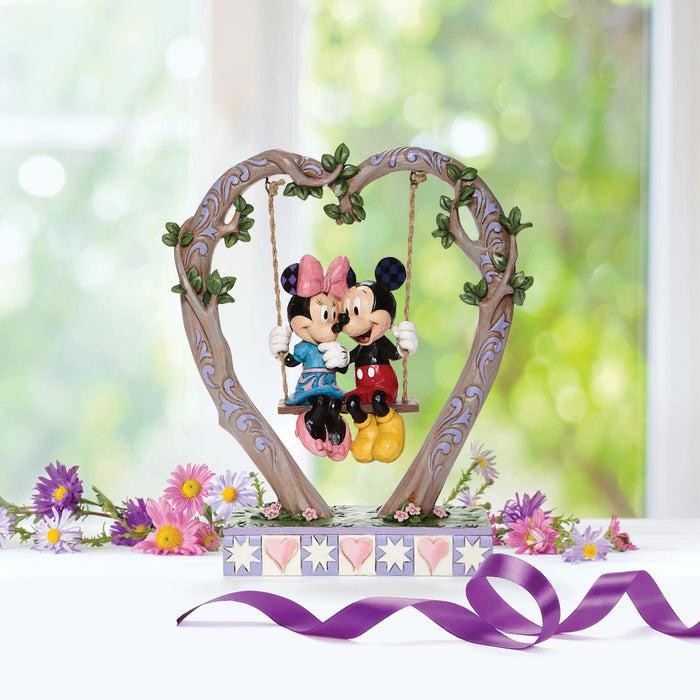 Enesco Mickey & Minnie On Swing