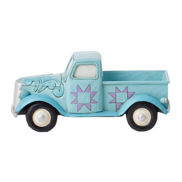 Enesco Mini Blue Pickup Truck