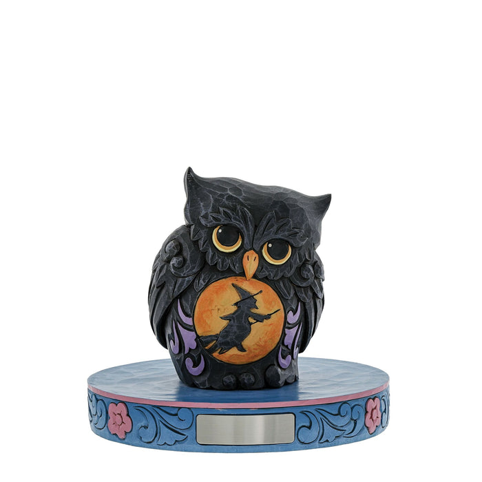 Enesco Mini Halloween Owl With Scene