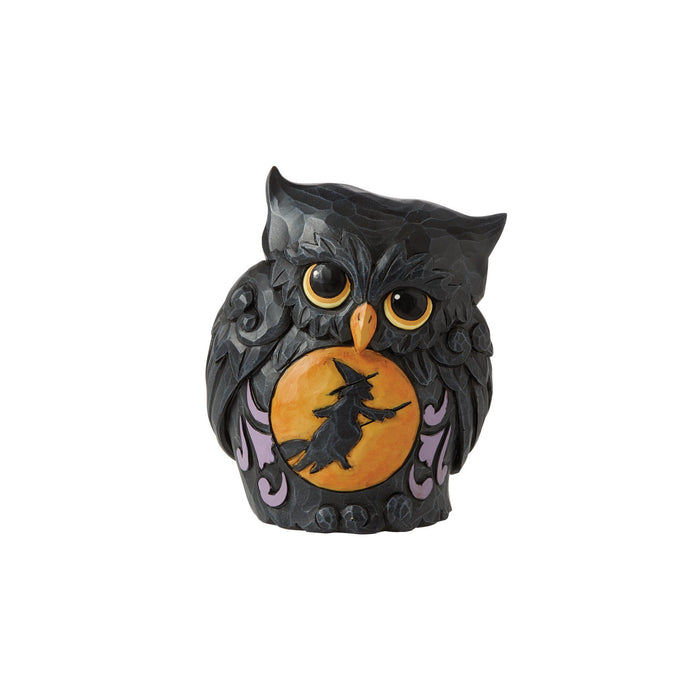 Enesco Mini Halloween Owl with Scene