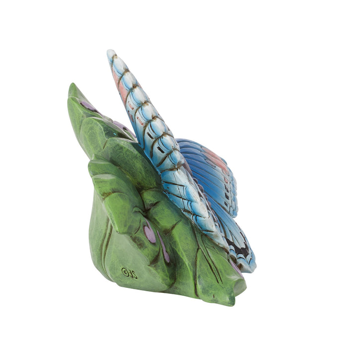 Enesco Mini Red Spot Purple Butterfly