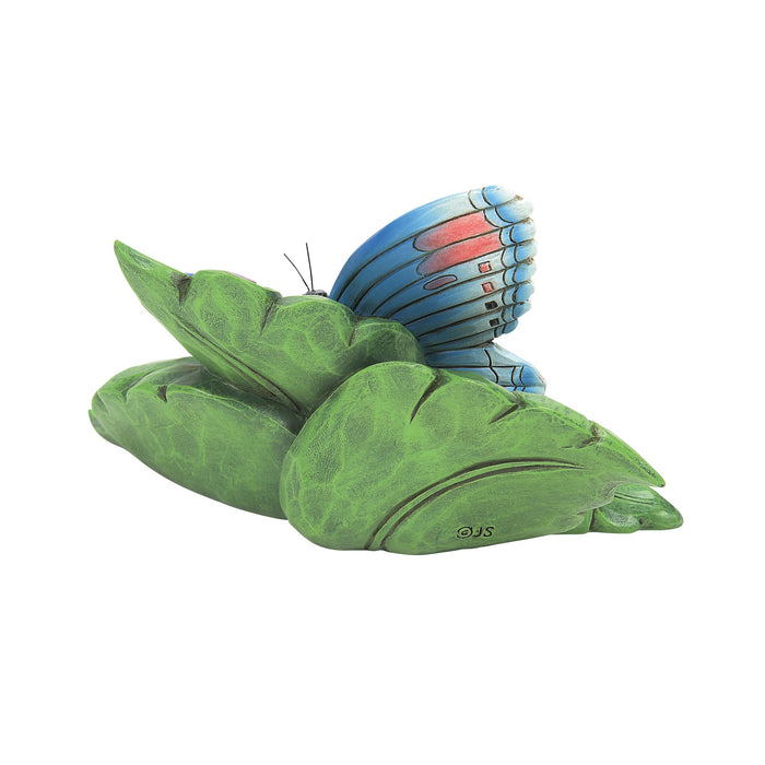 Enesco Mini Red Spot Purple Butterfly