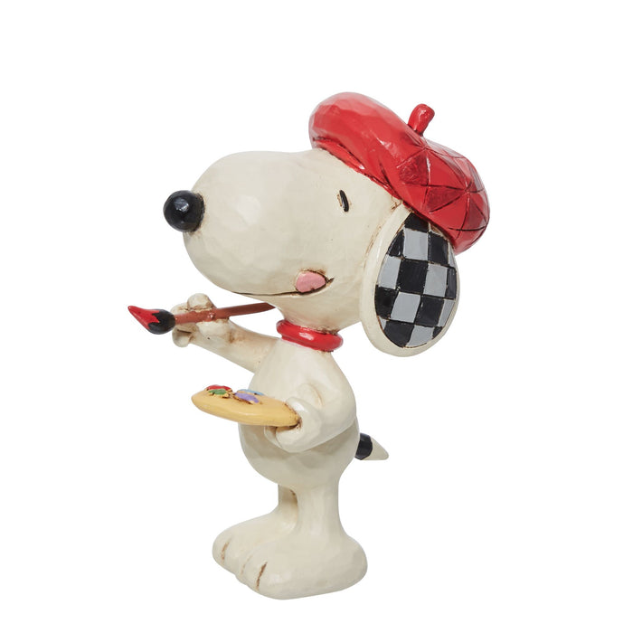 Enesco Mini Snoopy Artist