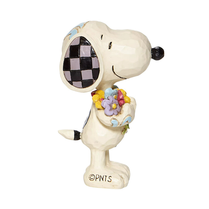 Enesco Mini Snoopy With Flowers