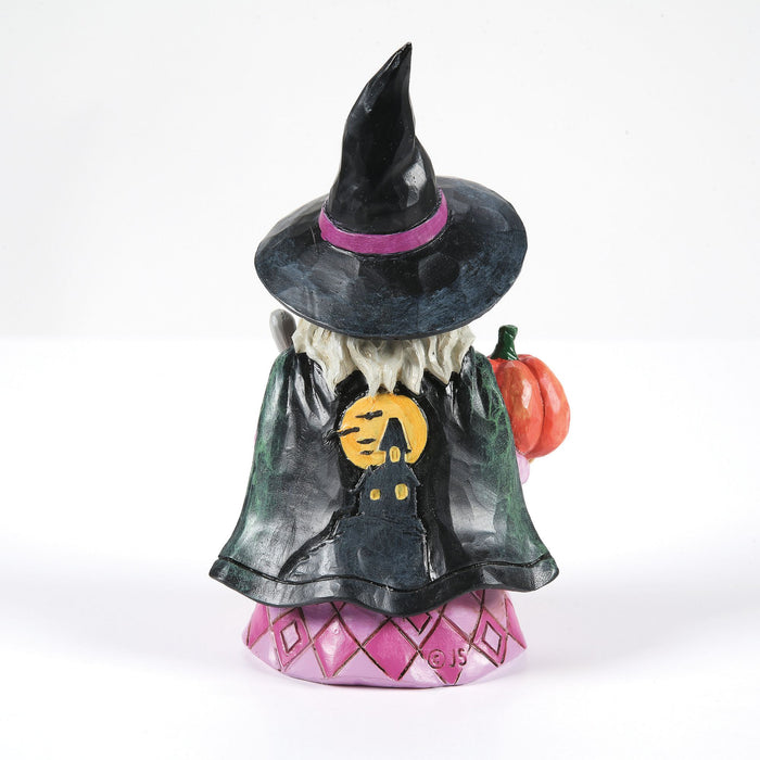 Enesco Mini Witch Holding Pumpkin